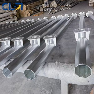 Outdoor Galvanized Steel Octagonal Street <strong>Light</strong> <strong>Poles</strong> for Road Use Durable 3M-12M Height Resistant to 180km/h Wind - Product Image 4