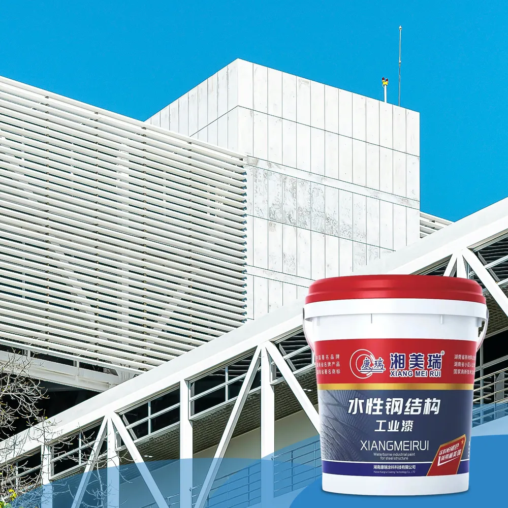 Alkali Weerstand Wasbare Acrylverf Voor Bouw Kangrui Industriële Stalen Aqua Coating