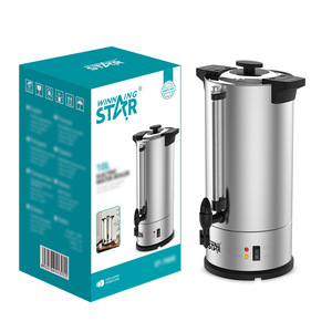 เครื่องทำน้ำร้อนไฟฟ้า Winning Star Cross-Border Household ขนาด 10 ลิตร ทำจากสแตนเลส พร้อมปุ่มปรับอุณหภูมิ กำลังไฟ 1000-1500 วัตต์ - Product Image 1