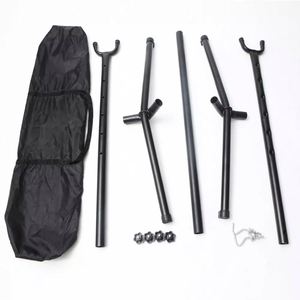 Hamaca Colgante para Acampar al Aire Libre, Cama Columpio con Soporte de Acero Plegable y Bolsa de Transporte - Product Image 4