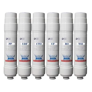 Purificador de agua de ósmosis inversa membrana integral dedicada, filtro de inserción rápida 100GPD sistema de filtración RO