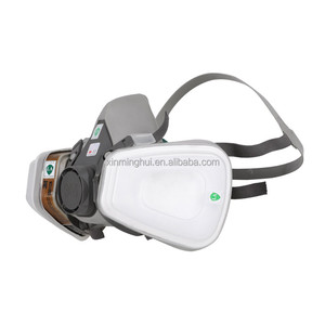 Directo de Fábrica: Ensamblaje de <span class=keywords><strong>Respirador</strong></span> de Media Cara <span class=keywords><strong>6200</strong></span> con Protector Facial de Goma, Máscara Protectora Reutilizable - Product Image 3