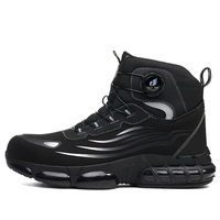 Chaussures de sécurité DianSen DS67 pour hommes, bottes de travail personnalisées en gros, chaussures de sécurité anti-perforation à embout d'acier pour l'agriculture, l'usine et l'industrie