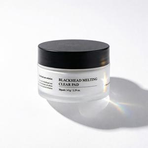 Almohadillas Desmaquillantes Blackhead Melting Clear Pad, 30 Unidades, Fórmula K-Beauty, Para Todo Tipo de Piel - Product Image 1