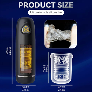 Masturbatore Automatico Telescopico Rotante 6 in 1 con Controllo App, Vagina Tascabile, Macchina per Sesso Orale, Giocattoli Sessuali per Adulti e Uomini - Product Image 6