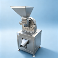 Moulin à disques multifonction en acier inoxydable pour céréales, maïs, herbes sèches, pulvérisateur industriel
