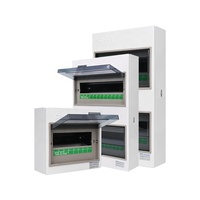 Boîtier de distribution métallique CHINT PZ30G encastré/en saillie pour disjoncteurs domestiques 10/24 voies