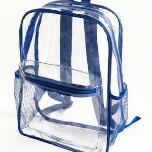 Mochila transparente de PVC personalizada con logotipo, mochila unisex impermeable de gran capacidad al por mayor - Product Image 5