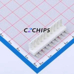 ZX-VH3.96-10PWZ Wire-to-Board Pin Header Bent Lead Through Hole,P=3.96mm Connector 1x10P 3.96mm Right Angle Insert VH - Product Image 1