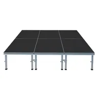 Plate-forme de podium de scène en aluminium portable de scène de concert d'événement mobile de haute qualité