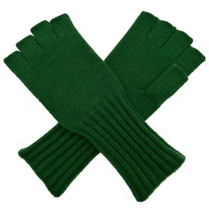Gants sans doigts personnalisés pour femmes gants tricotés sans doigts en acrylique pour l'<span class=keywords><strong>hiver</strong></span> gants chauds en cachemire pour femmes en tricot côtelé de couleur unie - Product Image 5