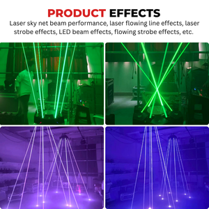 Proyectos de Iluminación Profesional, Luz Láser de Alto Impacto RGB/Colores Completos, Control DMX512, Protección IP33 para Conciertos - Product Image 5