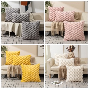 Ingrosso federa di nuovo Design tinta unita in velluto tessuto cuscino federa Jacquard <span class=keywords><strong>divano</strong></span> fodera cuscino <span class=keywords><strong>per</strong></span> il letto - Product Image 6