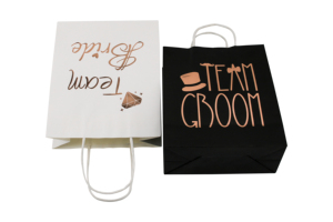 Wedding Theme <strong>Party</strong> <strong>Favour</strong> Treats Gift Paper <strong>Bags</strong> With Handle Goodie Gift Kraft Brown Rustic Paper <strong>Bag</strong> for Team Bride and Groom - Product Image 4
