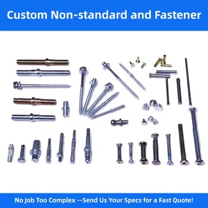 Galvanized <strong>Double</strong> Ended <strong>Wood</strong> Dowel <strong>Screws</strong> <strong>Double</strong> Thread Furniture Fixing Lag <strong>Screws</strong> Schrauben - Product Image 2