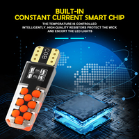 EURS Neue Super Auto Innenraum-LED-Lampe T10 W5W 194 18COB Blinkende Autobirne 6000K Farbtemperatur 12V Kennzeichenbeleuchtung