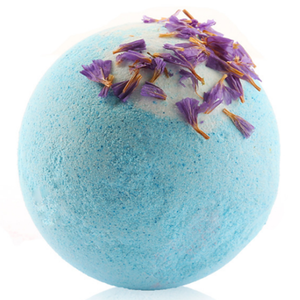 Mini bomba da bagno a fiori secchi forma rotonda bagno Fizzer bombe da bagno organiche rose bombe da doccia con olio essenziale - Product Image 3