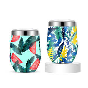 Bán Buôn 12Oz Đôi Tường Thép Không Gỉ Chân Không Cách Nhiệt Cốc Cà Phê Thăng Hoa Ly Rượu Vang Trong Số Lượng Lớn - Product Image 5