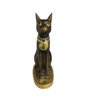Vente chaude Égyptien Chat Ornements Maison Salon -- Résine Artisanat Égyptien Chat Déesse Résine Statue
