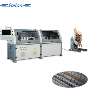 Sf3103 6kw CE Approved Professional Single Steel Strip Machine 4-5 M/Min Plywood Packaging Box Machine for ST40 PLC - Product Image 1