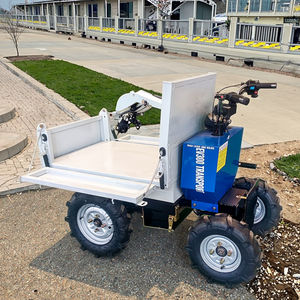 Mini Dumper à quatre roues alimenté par batterie brouette 400kg transporteur à quatre roues Mini Dumper électrique - Product Image 4