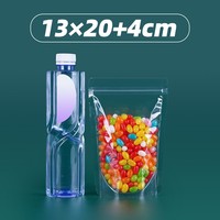 9*13cm 14*20cm 20*30cm Transparent Écrou Fruits Secs scellé Emballage Sac Snack Bonbons Alimentaire Auto-scellant Pochette Cartable