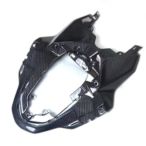 อุปกรณ์เสริมคาร์บอนไฟเบอร์แท้ 100% รุ่น S1000rr ฝาครอบกลางเบาะนั่งผู้โดยสารด้านหลัง ชิ้นส่วนแฟริ่ง ใช้ได้กับรถมอเตอร์ไซค์รุ่น M1000rr - Product Image 4