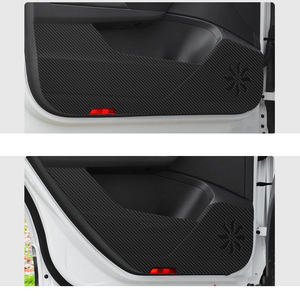 Tapis de protection anti-coup de pied de porte de voiture en fibre de carbone pour <span class=keywords><strong>volkswagen</strong></span> vw teramont t-roc t-cross sagitar 2018 2019 2020 2021 <span class=keywords><strong>2022</strong></span> - Product Image 1