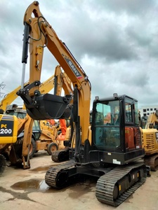 China Hot Sale Sany Brands SY55c <b>Models</b> 6 Tons Used Small Crawler Excavator Imported Kawasaki Hydraulic System - Product Image 4