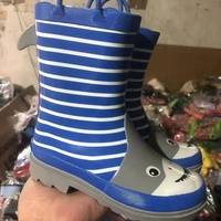 Nouvelles bottes de pluie pour enfants, garçons et filles, en tube de caoutchouc, imperméables et antidérapantes, design mixte, chaussures d'eau