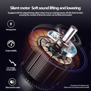 100 pouces nouveaux projecteurs de télévision à courte portée 4K à écran de levage de sol motorisé anti-lumière - Product Image 6