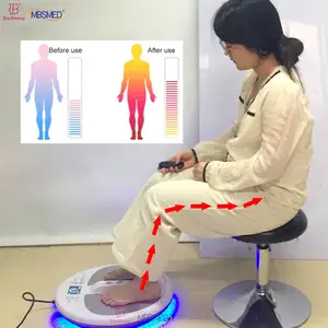 Home Health Foot Rf Therapy Terahertz Boots Recovery Foot Massager With Heat Pemf Magnetic Therapy Device