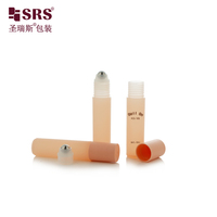 Flacon roll-on écologique en PP PCR haut de gamme de 10 ml avec bille en acier 304 pour déodorants et cosmétiques