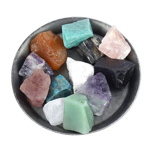 Cristaux d'<span class=keywords><strong>agate</strong></span> naturelle brute en granulés, pierres diffuseuses d'aromathérapie, matériaux bruts démagnétisants, spécimens minéraux - Product Image 3