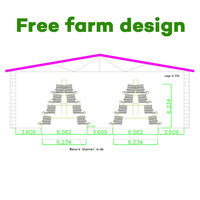 Équipement automatique en acier galvanisé pour poules pondeuses en batterie, cages pour poulets de ferme avicole, vente chaude