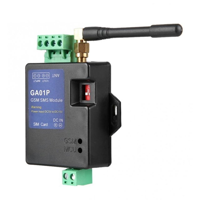 Hot Selling GA01P Mini Smart Power-off GSM SMS Phone Alarm Module Security System Alert Module Low Consumption Preset Alarm Call