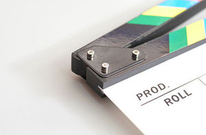 30x25cm Film Clapperboard Acrylique <span class=keywords><strong>Réalisateur</strong></span> Professionnel Film Film Action Cinéma Clapperboard pour Jeu <span class=keywords><strong>de</strong></span> Rôle Production Vidéo - Product Image 6