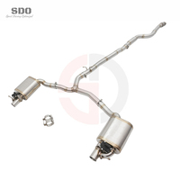 Système d'échappement Catback SDO T304 pour Mercedes-Benz C300 W205 2.0T 2015-2021, silencieux doubles, échappements performants avec soupape