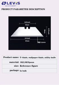 <span class=keywords><strong>LEVIS</strong></span> High Quality New Plastic Industrial Blade Pelletizer Cutter Knife Personnalisable Sizes for Machine Cutting - Product Image 4