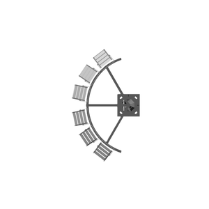 Poste de Iluminación de Calle de Acero Plegable con Bisagra Central, Galvanizado en Caliente, de 3m 4m 5m 6m 7m, Precio de Fábrica Cishine - Product Image 6