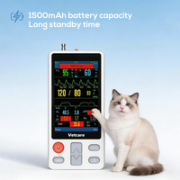 Moniteur vétérinaire portable, multiparamètres vétérinaires, ETCO2, SPO2, PR, moniteur patient, moniteur des signes vitaux