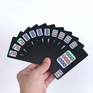 High-quality Custom PVC Poker Cards With Chinese Traditional Mahjong Themes Improve Advertising Effectiveness.