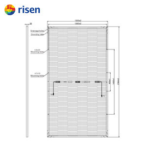 Panneaux photovoltaïques RISEN 700-725W à double vitrage, Tier 1, modules solaires monocristallins de type N 700W-715W pour usage domestique - Product Image 4