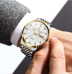 <span class=keywords><strong>2023</strong></span>ใหม่นาฬิกา binbond นาฬิกาหรูสำหรับผู้ชาย B3034สแตนเลสสีทองแสดงสัปดาห์นาฬิกาข้อมือผู้ชายกันน้ำเรืองแสง - Product Image 3