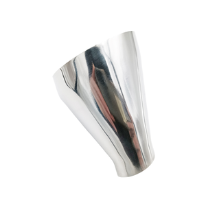 Sıhhi Gümüş Paslanmaz Çelik 304/316 Döküm Flanş Bağlantılı Düz Yüzeyli Eksantrik Su Akış Kontrol Redüktörü 3 Yıl Garantili - Product Image 2