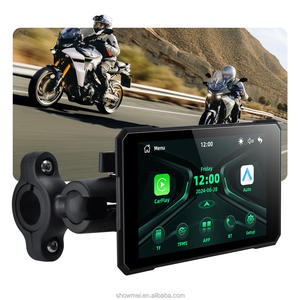 5 Inch Bluetooth TPMS IP67 Waterproof Touch Wireless Motorcycle Carplay Android Auto Screen Motor GPS Navigation - Product Image 1
