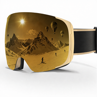 Masque de ski Ride Wind pour hommes, femmes, adultes, jeunes, OTG, anti-buée, protection UV, vision large, PC/verre