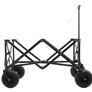 Chariot pliable tout-terrain avec roues, facile à ranger, léger, portable, pour le camping, les voyages, le jardin, l'aménagement paysager - Product Image 3