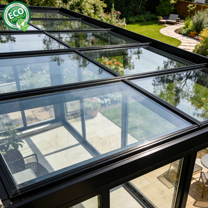 Ventes directes du fabricant : Toit de véranda en verre au design moderne pour maison, en aluminium - Product Image 2