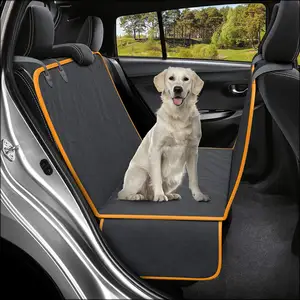 Eco-Friendly Black Oxford Fabric dog car seat cover for dogs,pet seat cover for cars